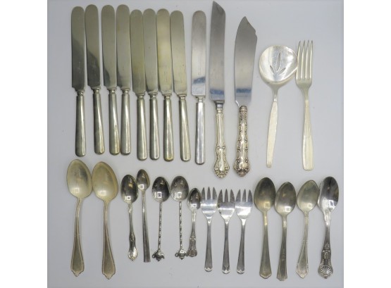 Silver Plated Flatware - Assorted Brands