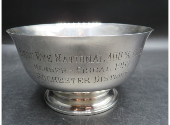 Lunt Sterling Silver Paul Revere Reproduction Bowl