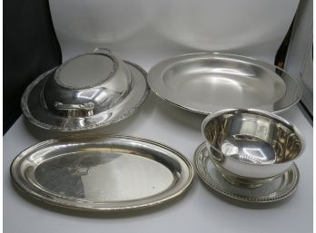 Silverplated Table Ware - Assorted Set Of 5