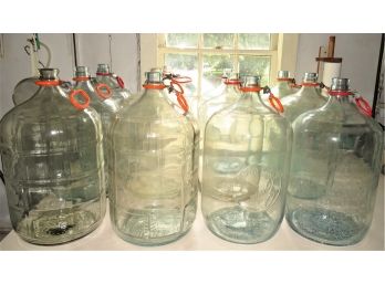 Glass 5 Gallon Carboys Fermenter - Set Of 12 Change Bottle