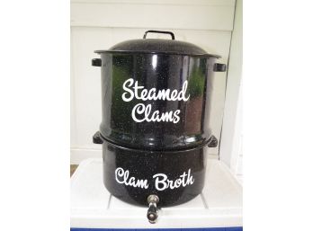 Clam Steamer Pot With Spigot