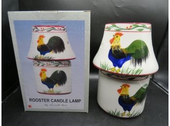 Lincolnshire Gift Collection Rooster Candle Lamp - In Original Box