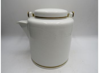 Dansk Intl. Designs 'brocade Gold' Ceramic Teapot