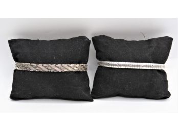 Sterling Silver Bracelets - Set Of 2