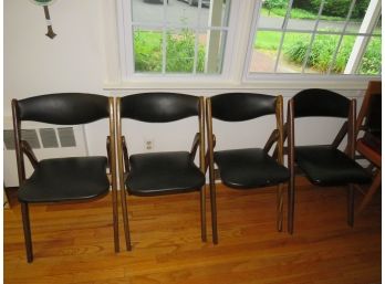 Coronet Wonderfold Cushioned Folding Chairs - Set Of 4