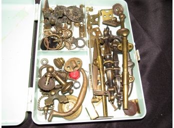 Bolts, Handles, Hinges, Misc. Items - Assorted Lot