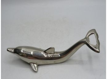 Silver-tone Dolphin Bottle Opener