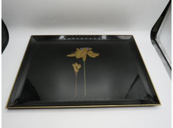 Otagiri 'Golden Iris' Lacquered Tray