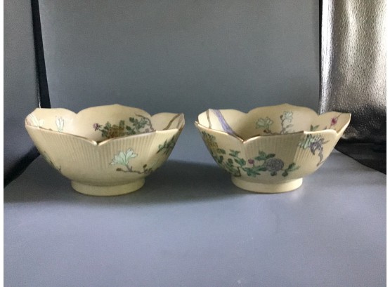 Jian Inc Asian Inspired Decorative Ceramic Bowls - 2 Total