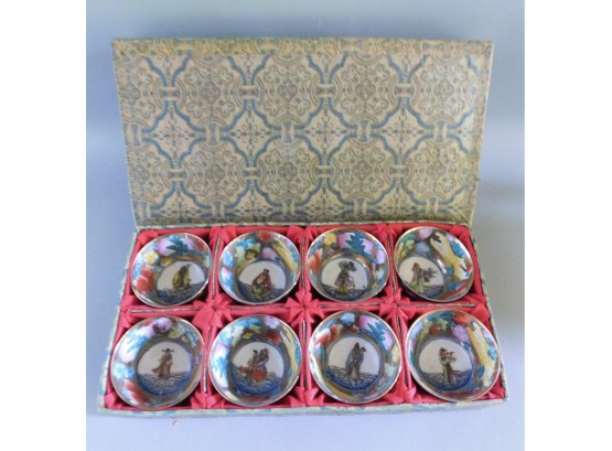 Vintage Asian Inspired Porcelain Saki Cups - Box Included