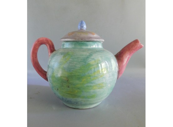 Hand Painted Decorative Teapot - Artist Signed