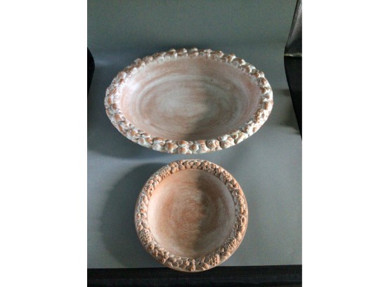 Waverly Home Ceramic Acorn Style Serving Bowl / Bowl Set - 6 Total