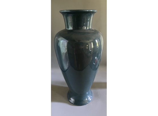 Green Ceramic Glaze Vase - Made In Italy