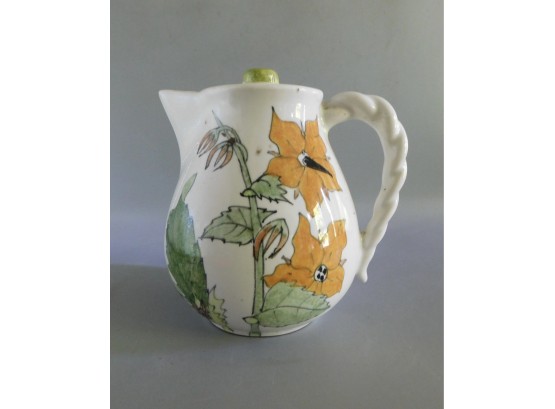 Hand Painted Floral Pattern Porcelain Teapot