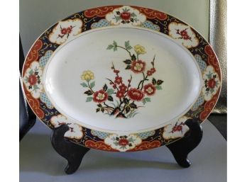 Montgomery Ward Fine China Kyoto Pattern Serving Platter - Made In Japan