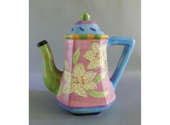 Milson And Louis Hand Painted Ceramic Teapot