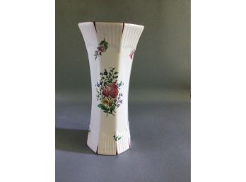 Luneville Floral Pattern Ceramic Vase - Made In France