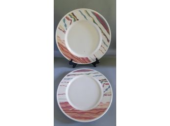 Oneida Classic B Dinnerware Plates - 5 Total