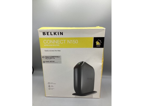 Belkin Connect N150 Wireless Router 802.11g New In Box
