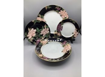Fits And Floyd Cloisonn Peony #FF75 China, 26 Piece Lot