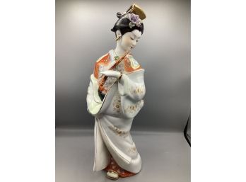 Splendors Of Meiji Japan Porcelain Geisha Figurine