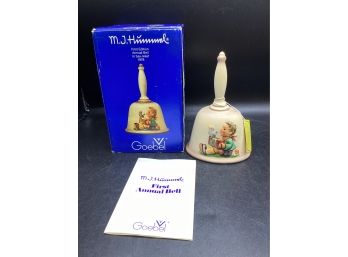 M.j. Hummel Goebel 1st Edition Annual Bell '1978' - In Original Box