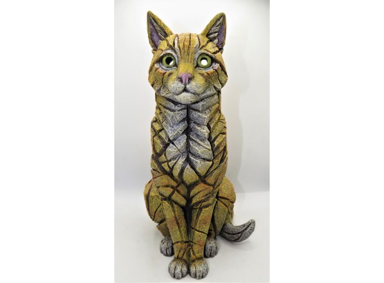Edge, Matt Buckley & Enseco 'cat Sculpture' Resin Ginger Cat