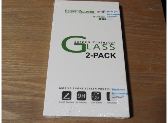 AM Film Screen Protector Tempered Glass 2pk - For IPhone 6/6S/78 - New In Box