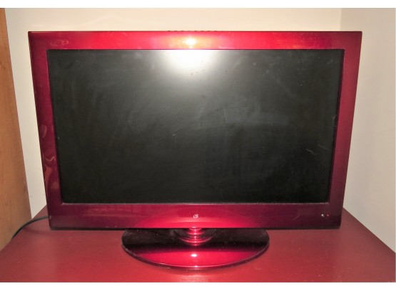 GPX TDE2480R 24' 720p LED-LCD HDTV With Built-In DVD Player/red - No Remote