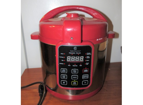 Cook's Essentials 6 Quart Electric Pressure Cooker  #K44889034000 - Cinnamon Finish