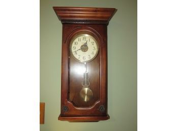 Howard Miller Dual Chime Pendulum Wall Clock