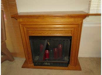 Jensen Real Flame Jel Wood Substitute #3900-mC Electric Mantle/fireplace
