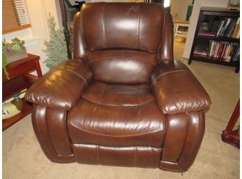 Brown Leather Electric Reclining Chair