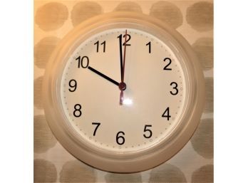IKEA Frosted Plastic Wall Clock