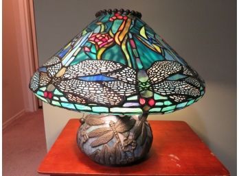 Firefly Tiffany Style Table Lamp With 2 Lights