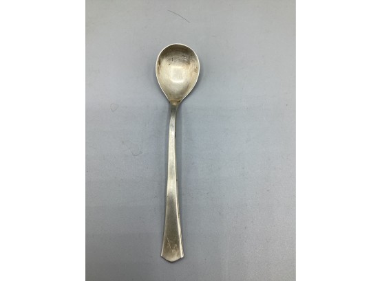 Sterling Silver Spoon Engraved With 'A' On Handle