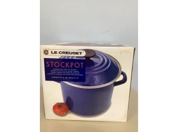 Le Creuset Stockpot Blue - New In Box