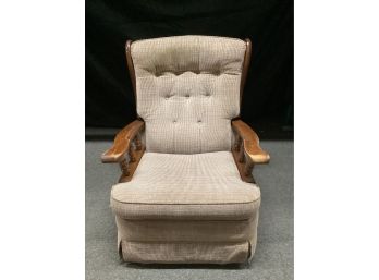 Lane Action Rocking/swivel Fabric Upholstered Arm Chair