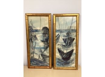 R. Roth Watercolor Framed Decor