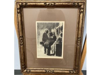 Honore Daumier 'art Lovers' Framed Decor