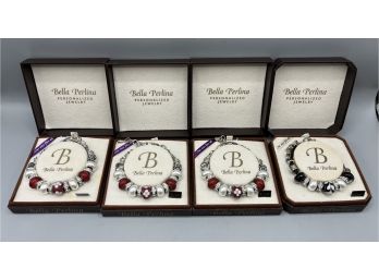 Bella Perlina Charm Bracelets - 4 Total - One Size Fits All