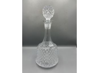 Cut Glass Decanter With Stopper
