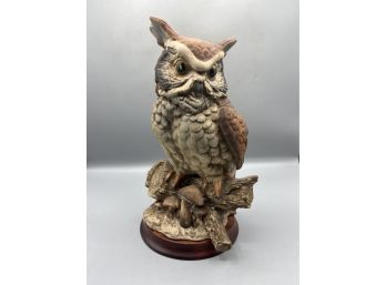Shafford Americana Collection Hand Painted Ceramic Owl Figurine - Made In Japan #177