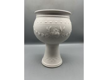 Toscana Ceramic Footed Vase - Made In West Germany #416-20