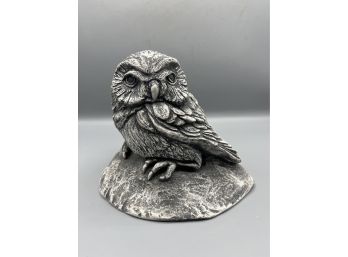 Hand Crafted Ceramic Owl Figurine - Signed Bekka 1994 - Made In USA
