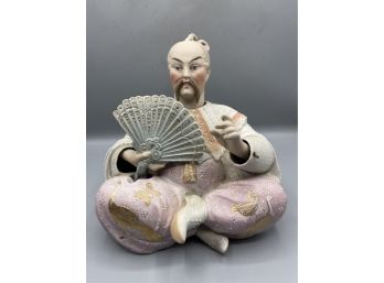 Bisque Asian Inspired Emperor Nodder Figurine