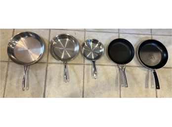 Frying Pans - Assorted Lot - 6 Total