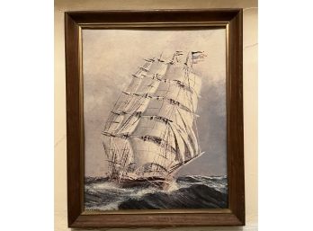 Art Publishers Inc Vintage Ship Print Framed