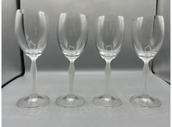 Mikasa Crystal Ballet Pattern Water Drinking Glasses - 10 Total