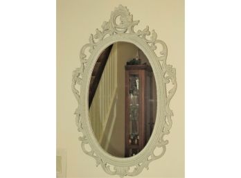 Resin Oval Ornate Wall Mirror